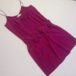 Women's Zimmermann Hot Pink Sleeveless 100% Silk Dress